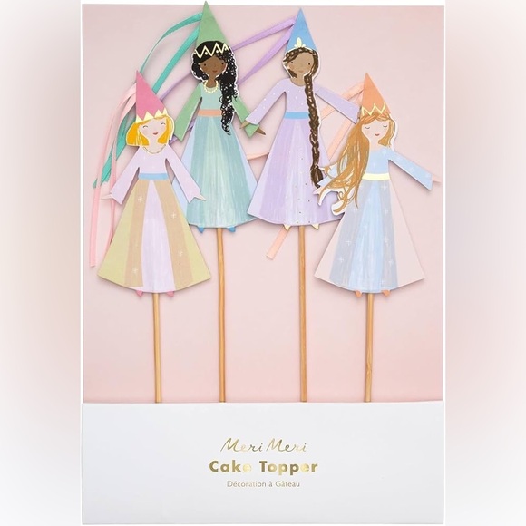 Meri Meri Princess Cake Toppers NEW - Picture 4 of 7